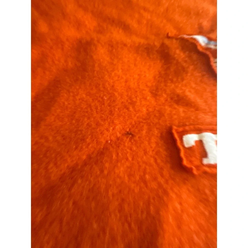 Pendleton Vintage Texas Longhorns collegiate Wool Blanket Orange Fringed Throw